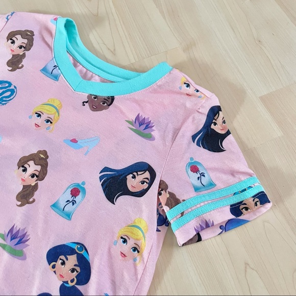 Disney Princess Emoji Pink Nightgown Pajamas - Picture 5 of 7